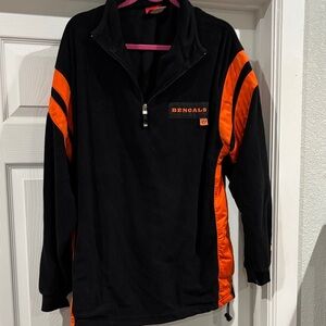NFL Bengals Black and Orange Men's Sweater